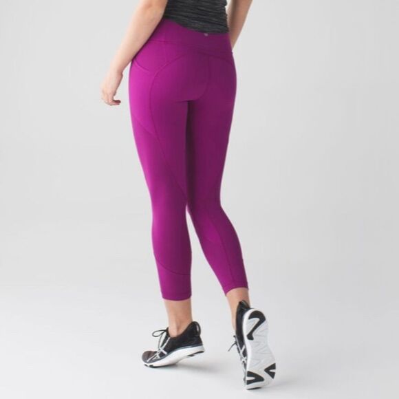 lululemon All The Right Places Crop II Workout Legging Regal Plum Purple Size 12 - Picture 7 of 12